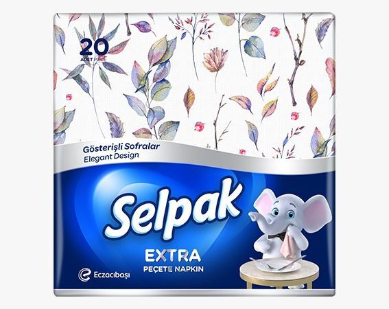 Selpak Extra Desenli Peçete 20'li