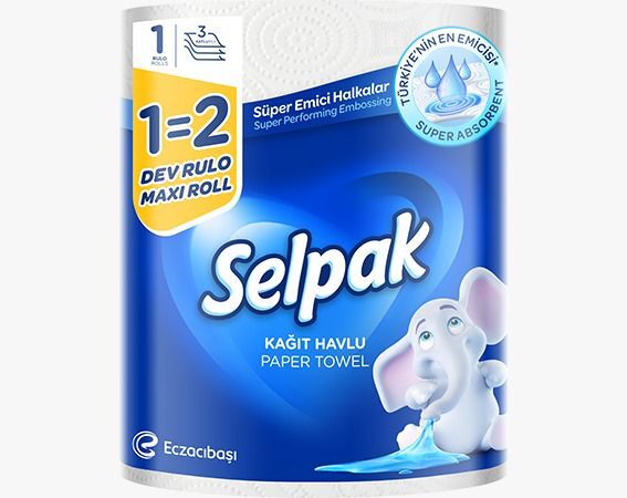 Selpak Havlu Dev Rulo 1=2