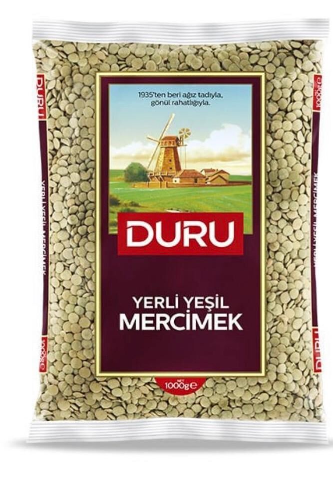 Duru Yerli Yeşil Mercimek 1000g