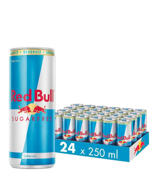 Red Bull Enerji İçeceği Şekersiz 24x250 ml