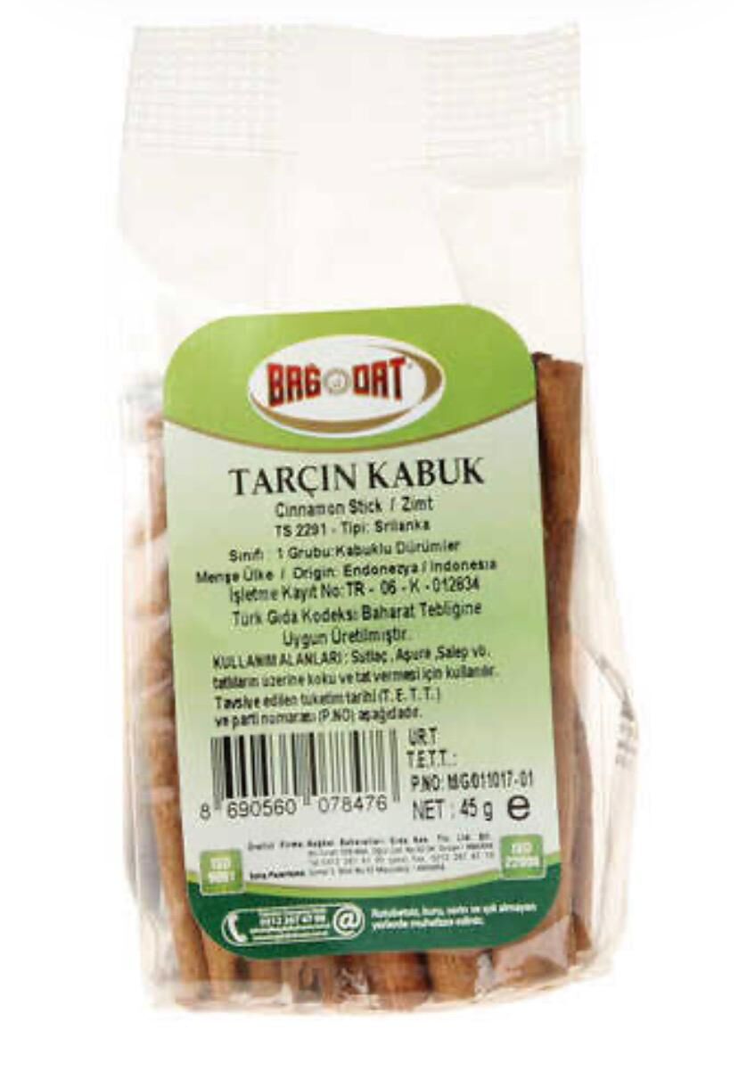 Bağdat Kabuk Tarçın 45 G