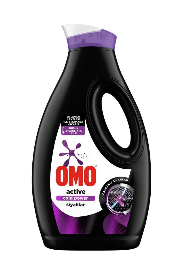 Omo Active Cold Power Siyahlar İçin Sıvı Deterjan 1500 Ml