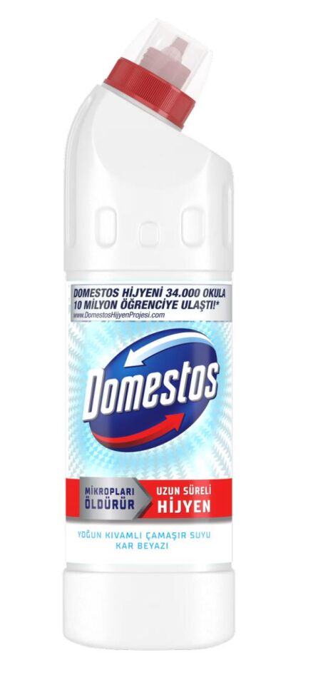 Domestos Yoğun Kıvamlı Çamaşır Suyu Kar Beyazı 750 Ml