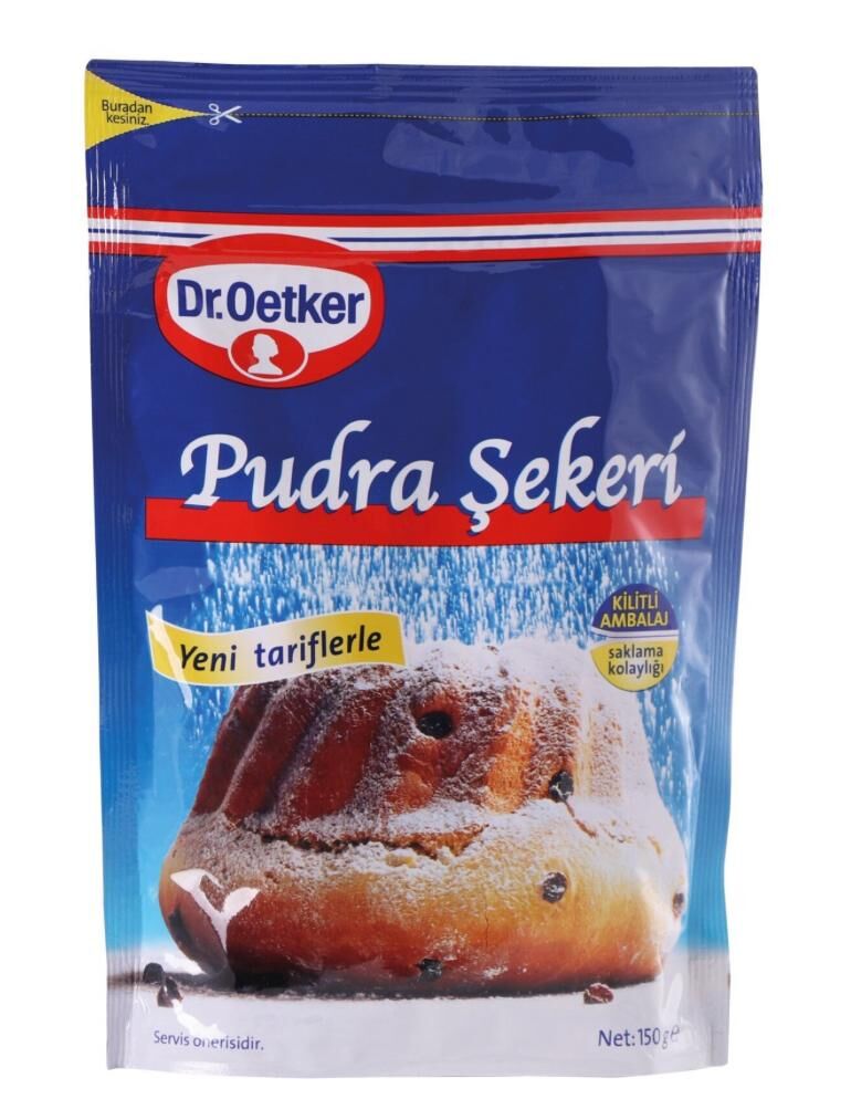 Dr.Oetker Pudra Şekeri Kilitli Ambalaj 150 G