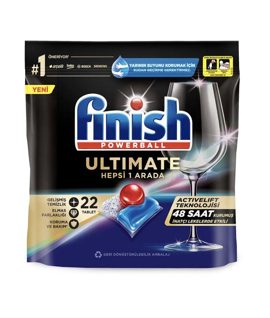 Finish Ultimate Hepsi 1 Arada 22 Tablet