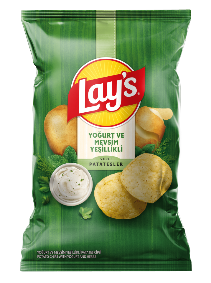 Lay's Yoğurt Mevsim Yeşillikleri Süper Boy 107 gr