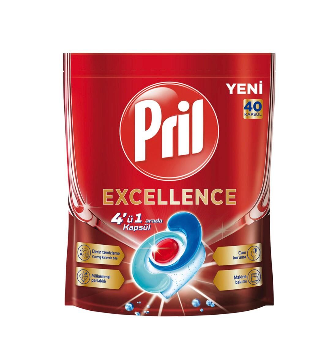 Pril Excellence Bulaşık Kapsülü 40'lı 724 G