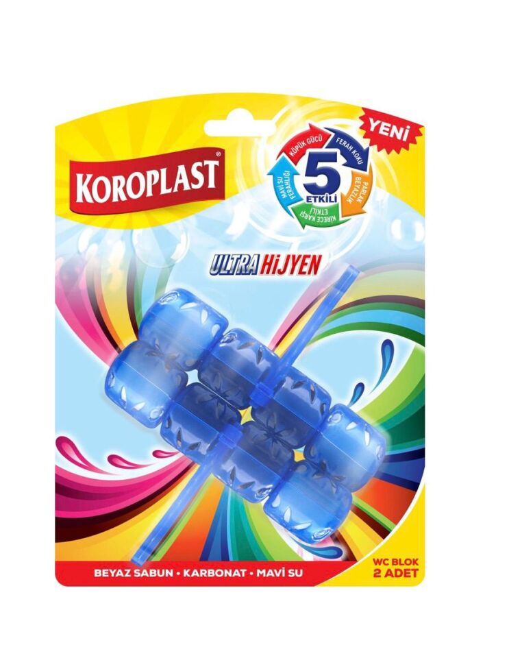 Koroplast Wc Blok Beyaz Sabun 2 Li