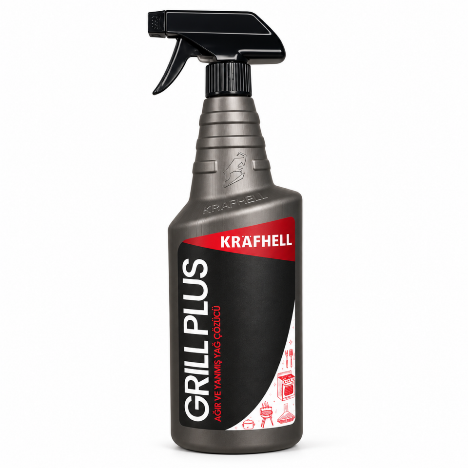 Krafhell Grill Plus Ağır Karbonlaşmış Yağ Çözücü Sprey 750ml