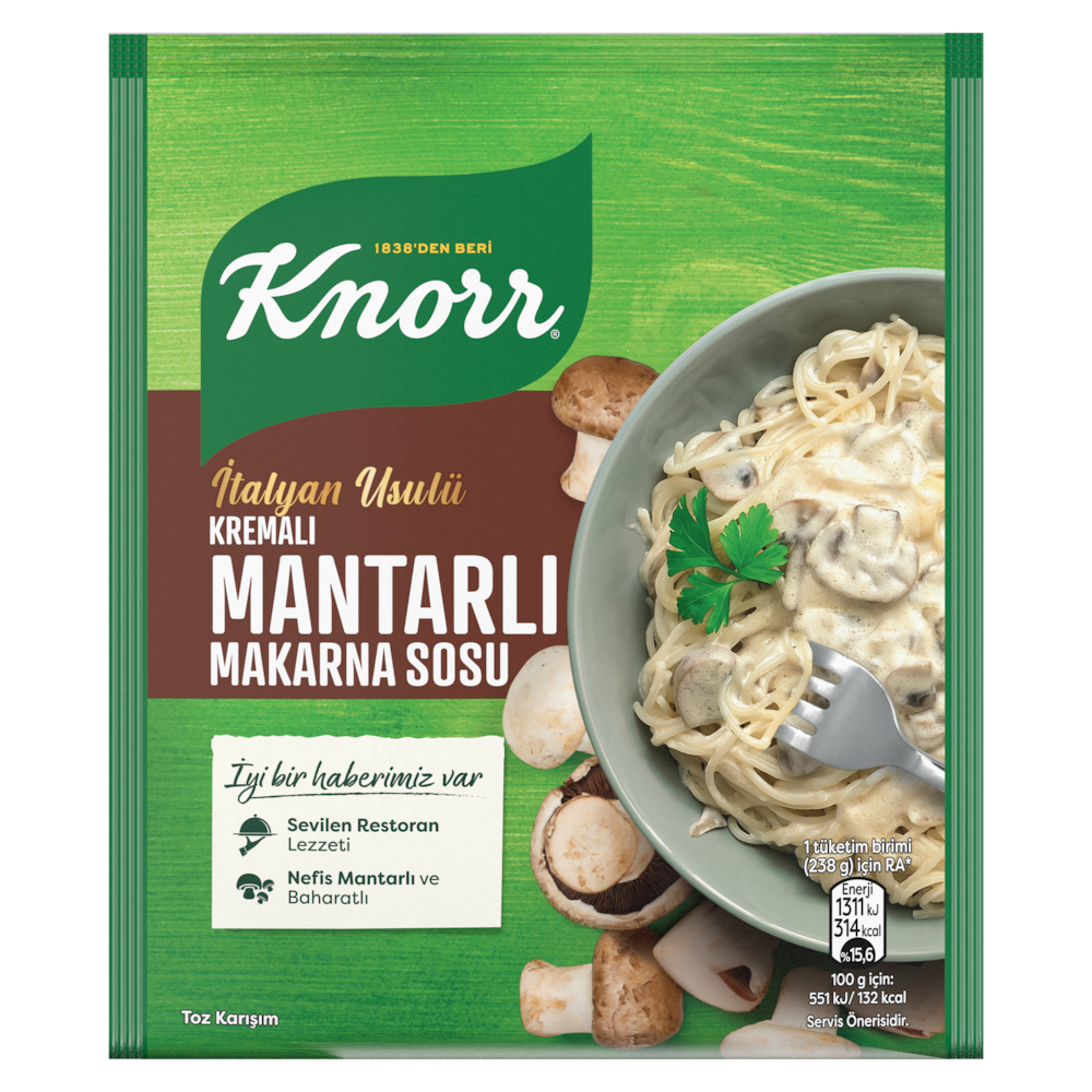Knorr Kremalı Mantarlı Makarna Sosu 52 gr