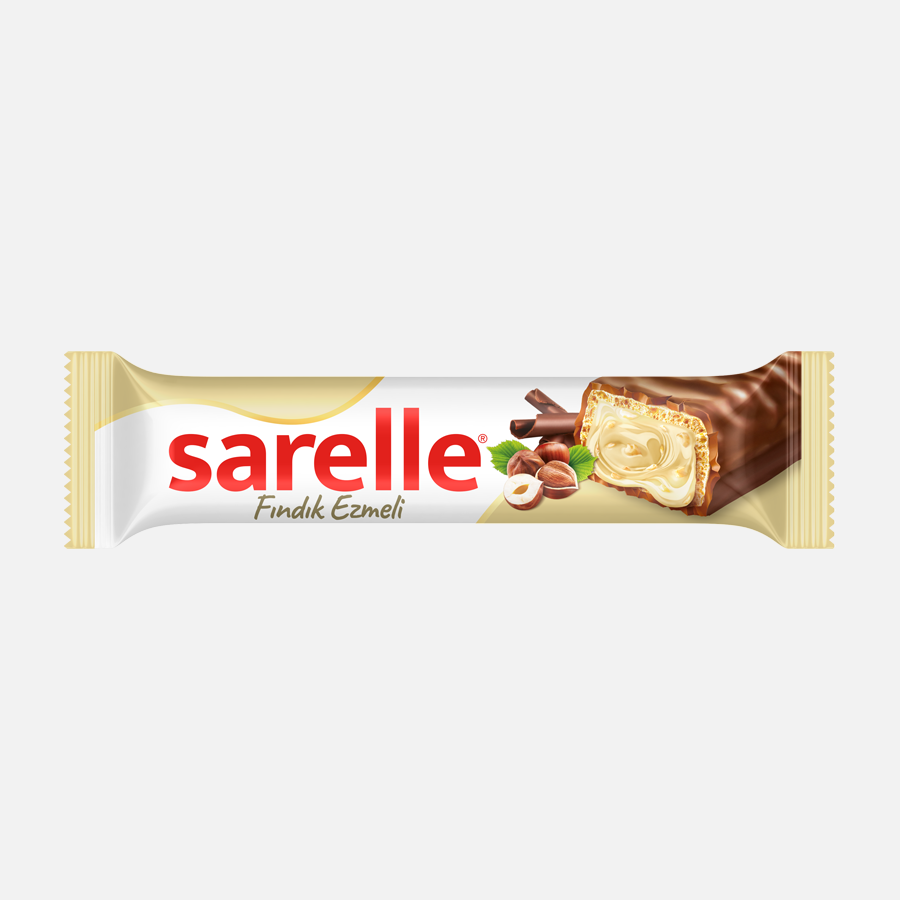 Sarelle Duo Sütlü Çikolata Kaplı Fındık Gofret 33 gr
