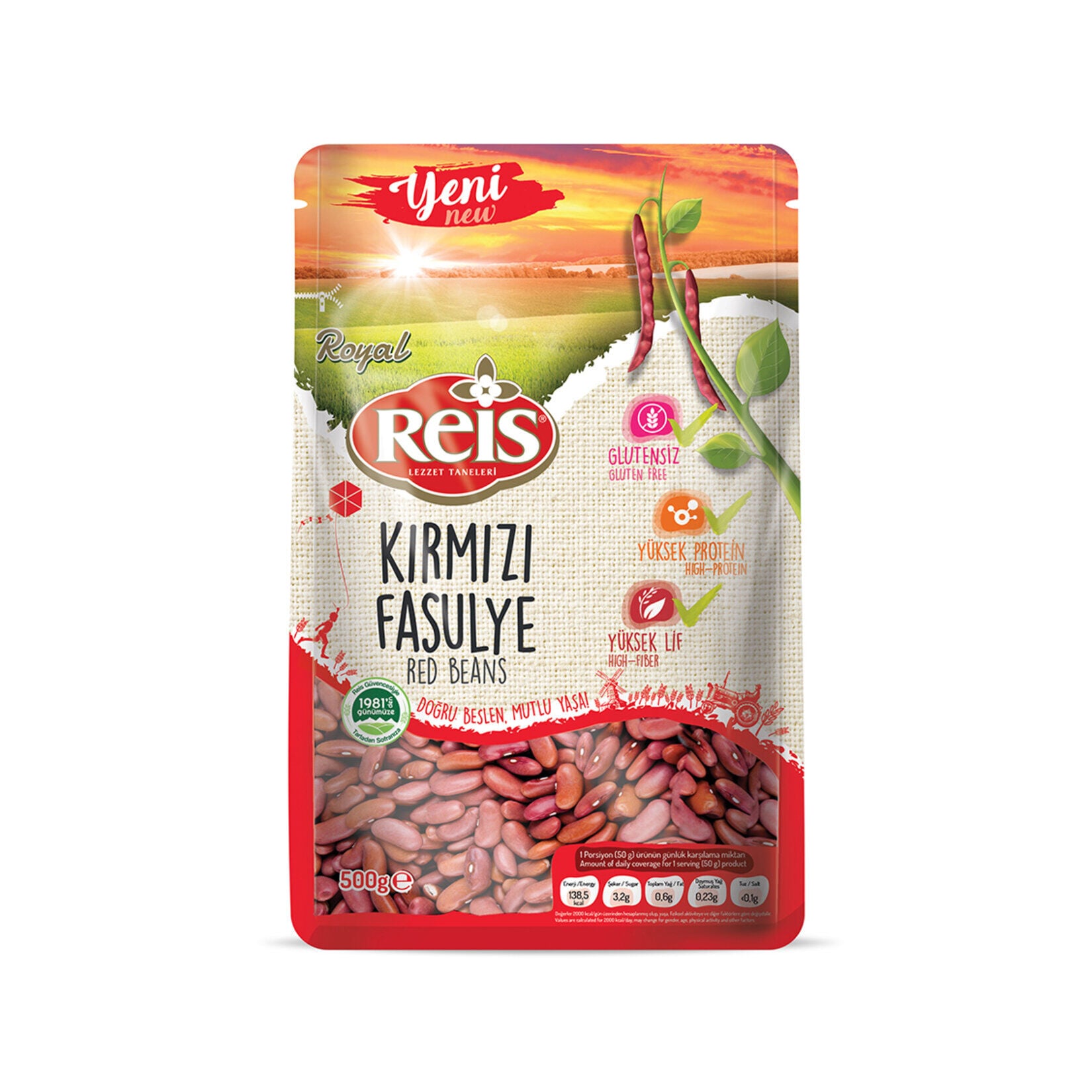 Royal Reis Kırmızı Fasulye 500 gr