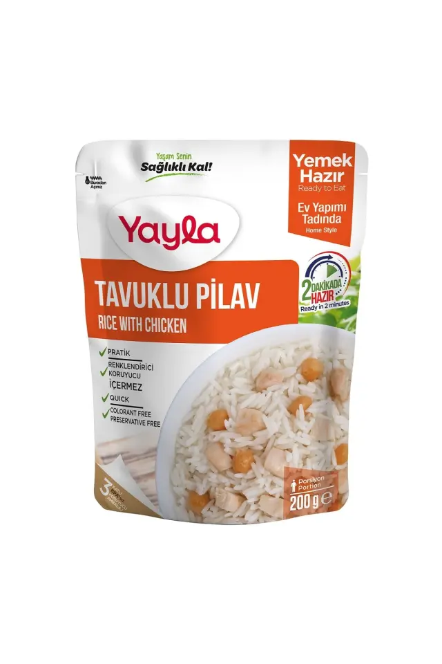 Yayla Hazır Tavuklu Pilav 200 gr