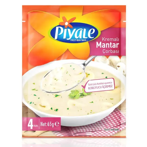 Piyale Kremalı Mantar Çorbası 65 Gr