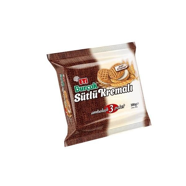 Eti Burçak Sütlü Kremalı 3'lü 300 g