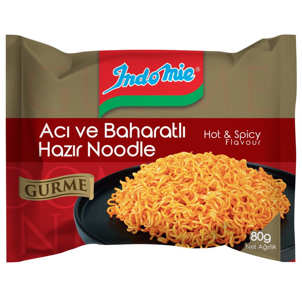 Indomie Gurme Acı ve Baharatlı Noodle 80 g