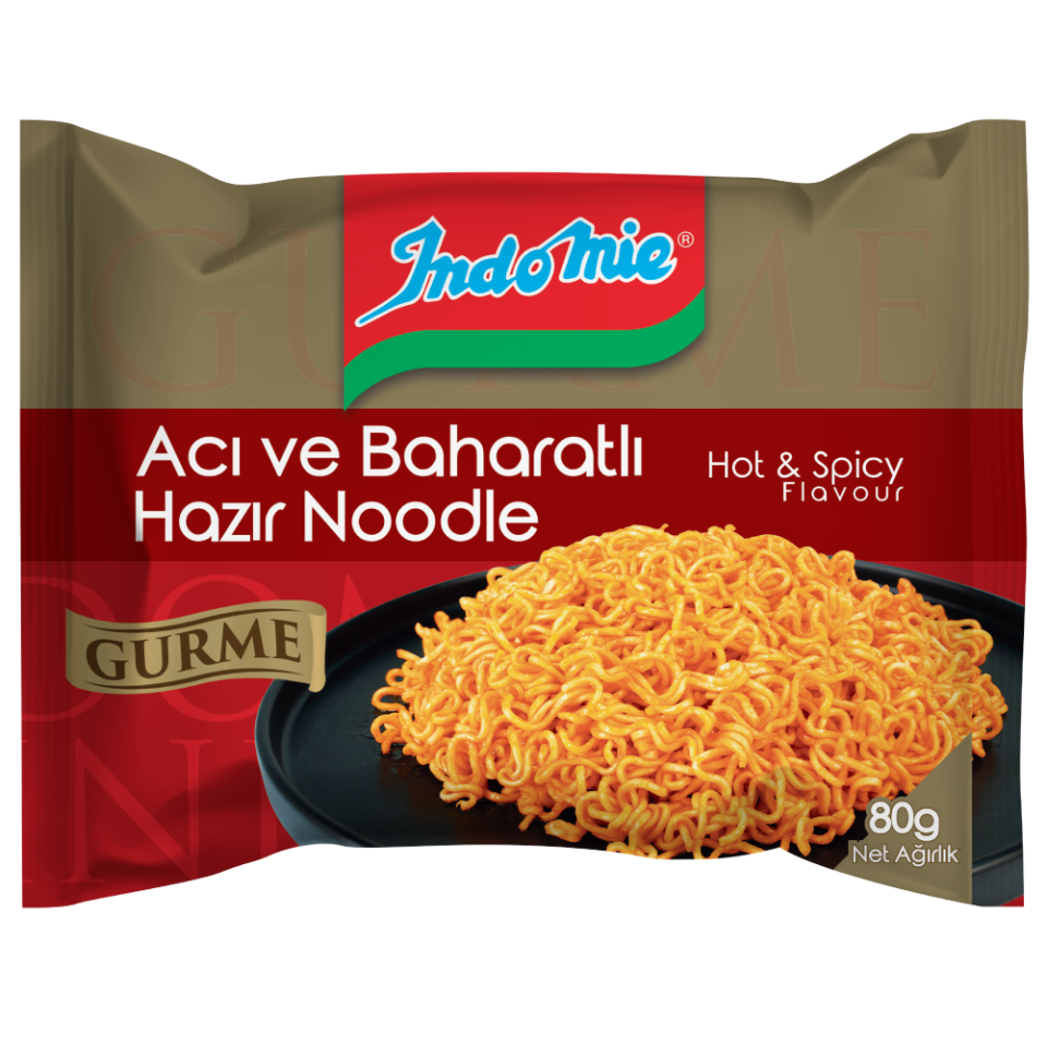 Indomie Gurme Acı ve Baharatlı Noodle 80 g
