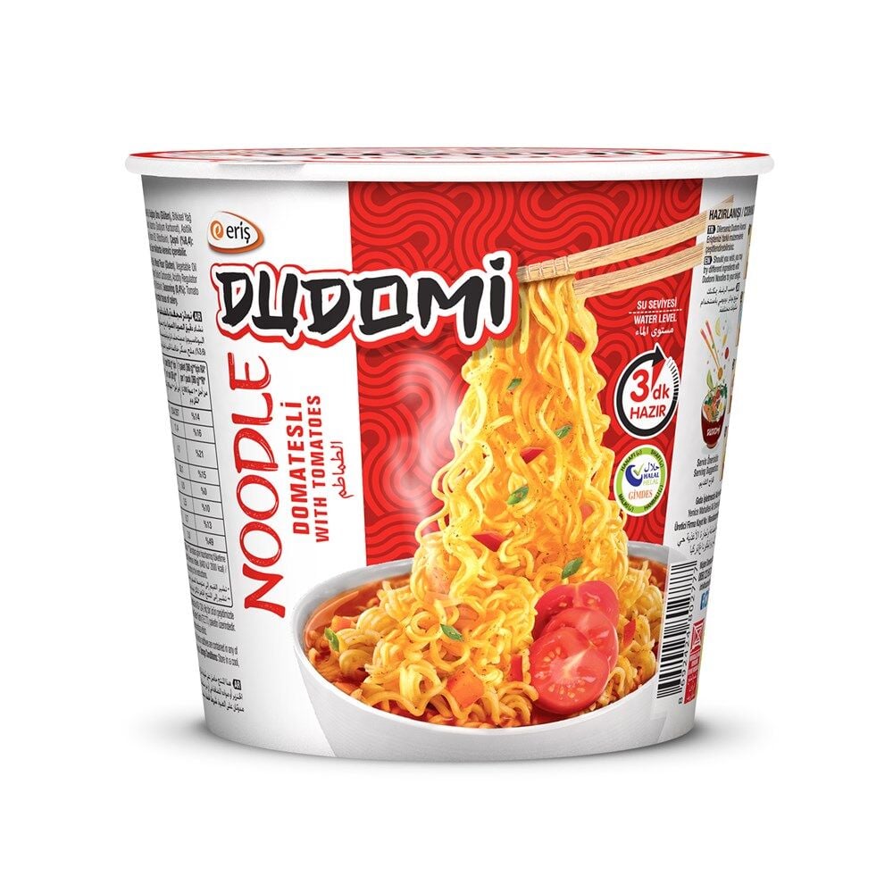Dudomi Domatesli Kıvırcık Erişte Bardak 60 g
