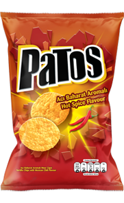Patos Acı Baharat Aromalı Çeşnili Mısır Cipsi 109 gr