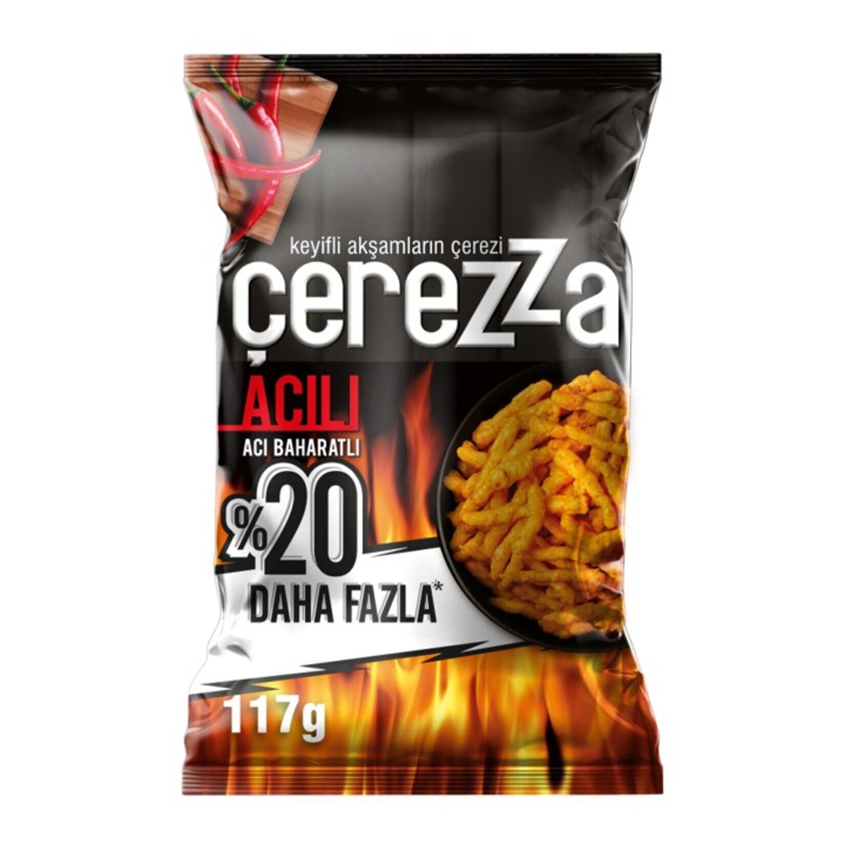 Çerezza Acılı Mısır Çerezi Süper Boy 117 gr