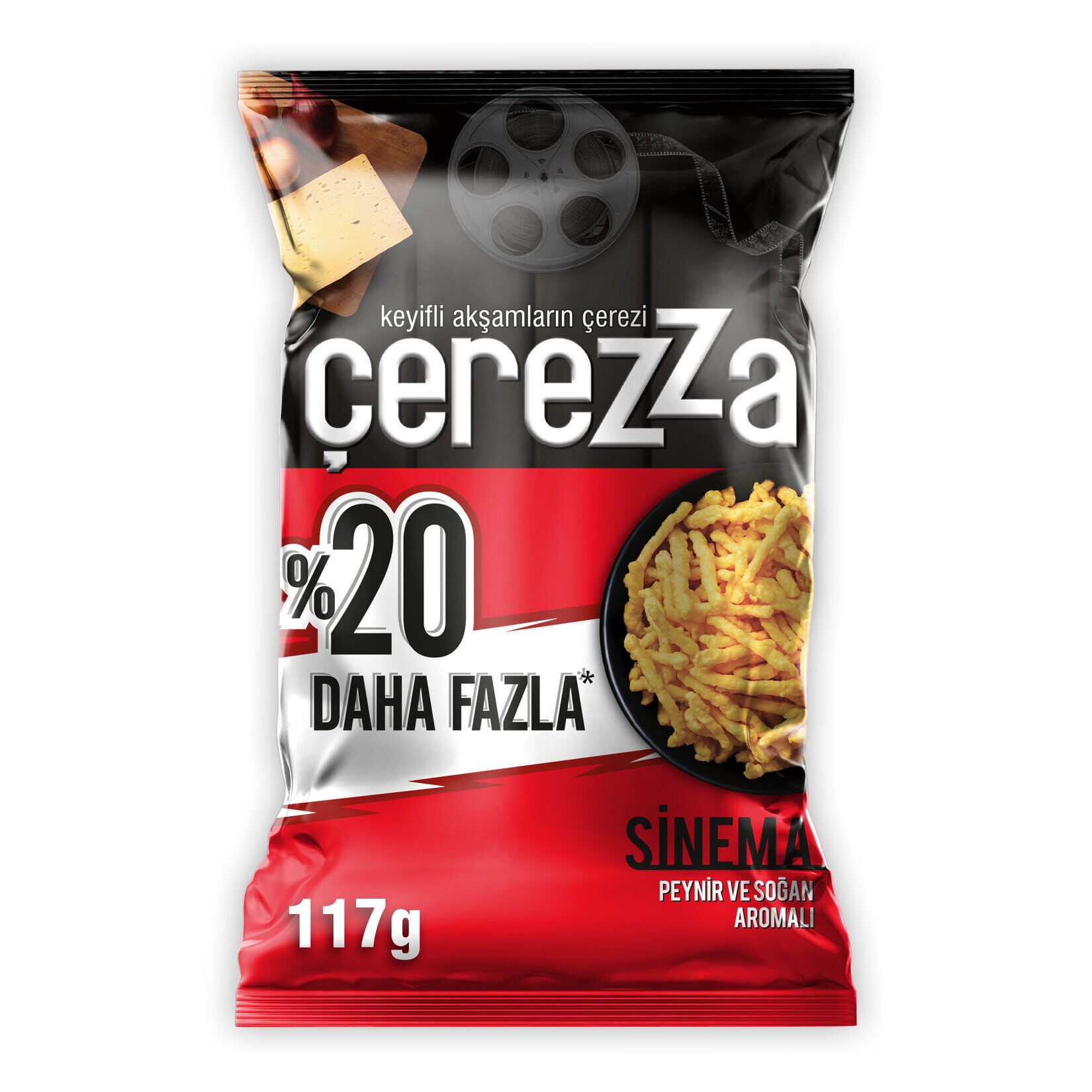 Çerezza Sinema Peynir Soğan Süper Boy 117 gr