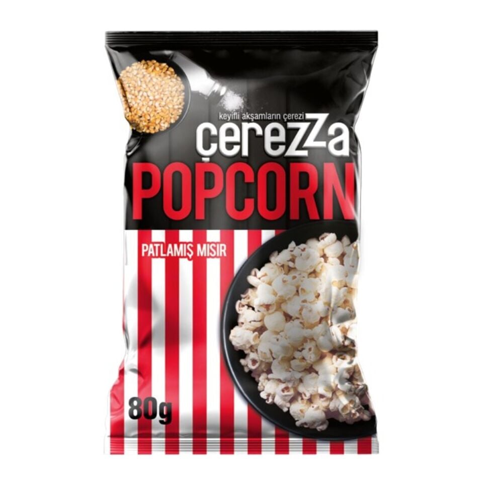 Çerezza Popcorn Süper 80 gr