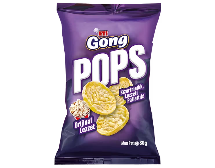 Eti Gong Pops Mısır Patlağı 80 g
