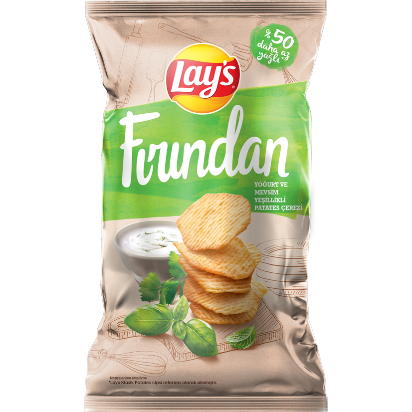 Lay's Fırından Yoğurt Mevsim Yeşillikleri Parti Boy 134 gr