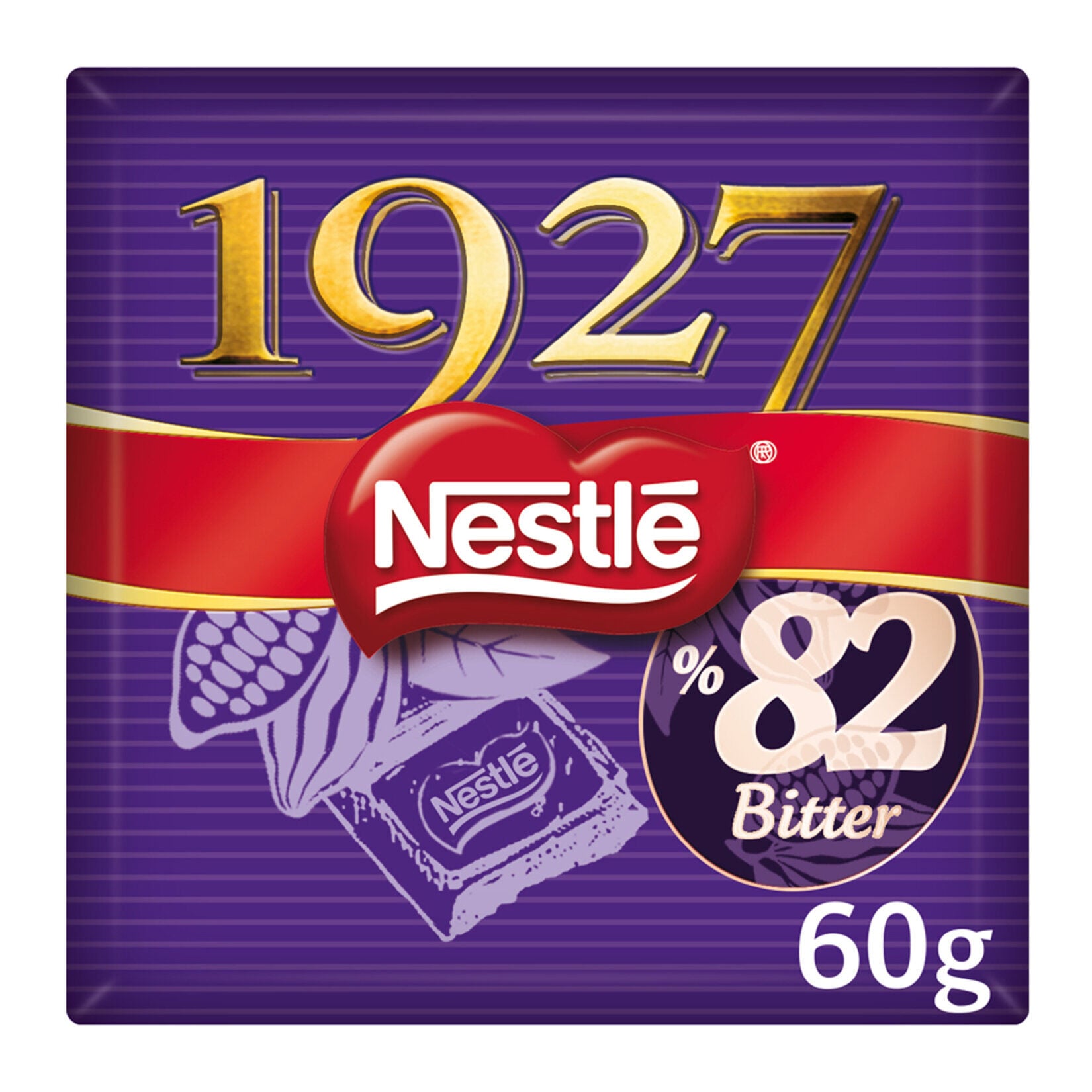 Nestle 1927 %82 Kakao Bitter Kare Çikolata 60 gr