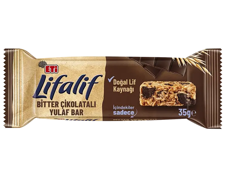 Eti Lifalif Bitter Çikolatalı Yulaf Bar 35 g