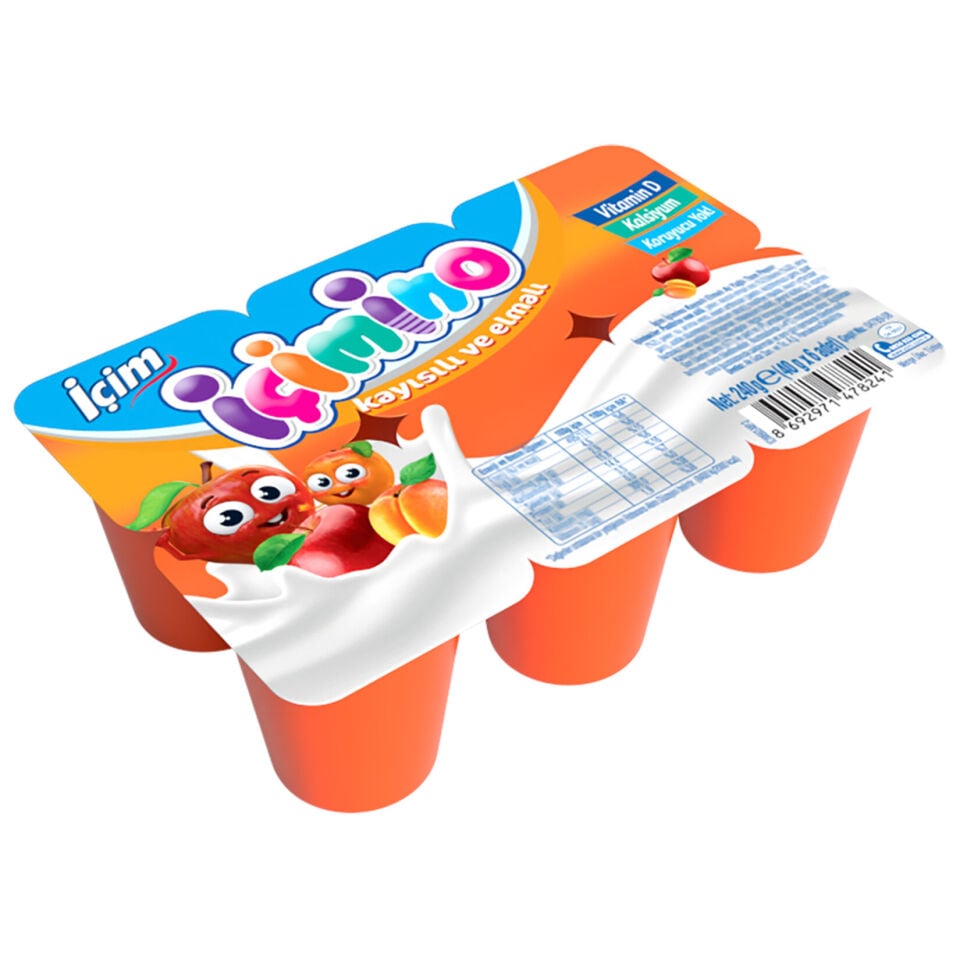 İçim İçimino Kayısılı Elmalı Büyüme Küpü 6x40 gr