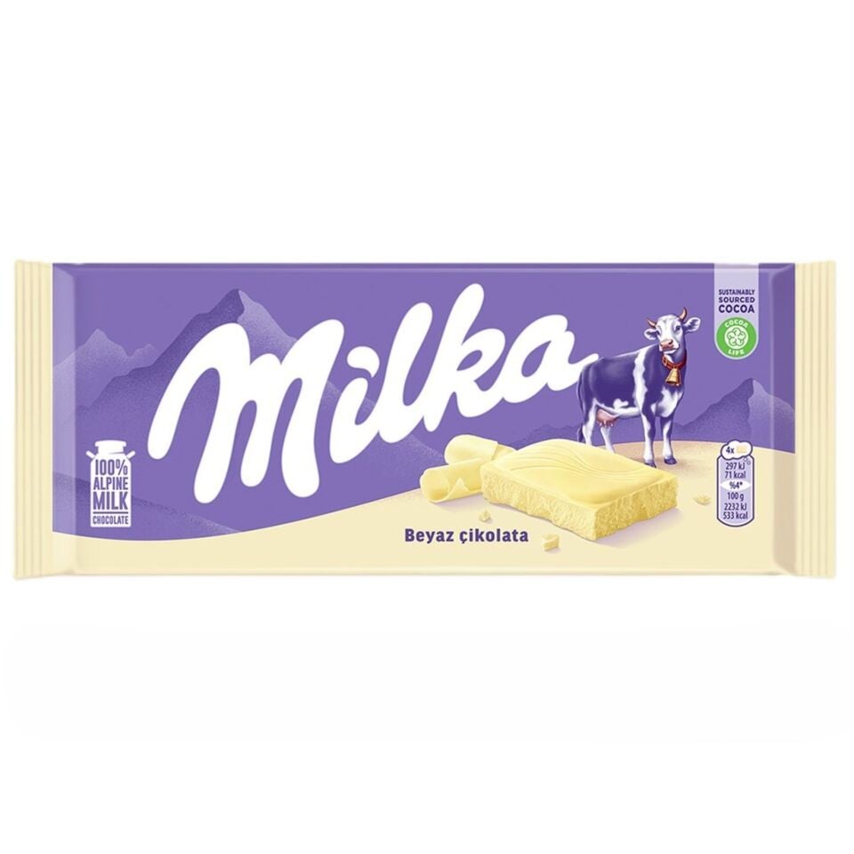 Milka Tablet Beyaz 80 gr