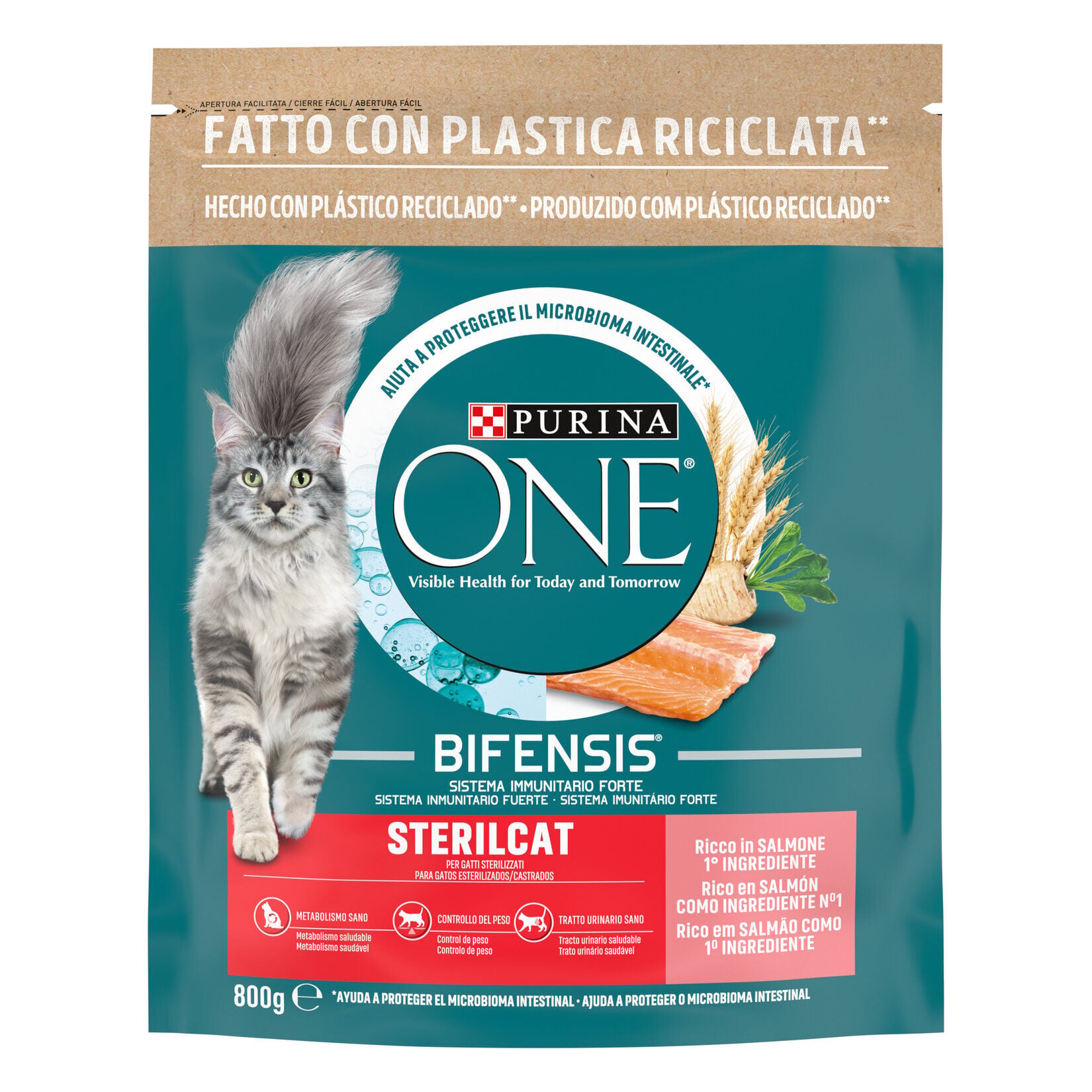 Purina One Sterilcat Somonlu 800 gr