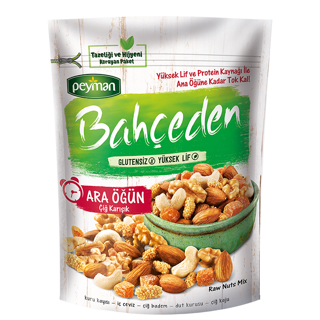 Bahçeden Ara Öğün Çiğ Karışık Kuruyemiş 140 gr
