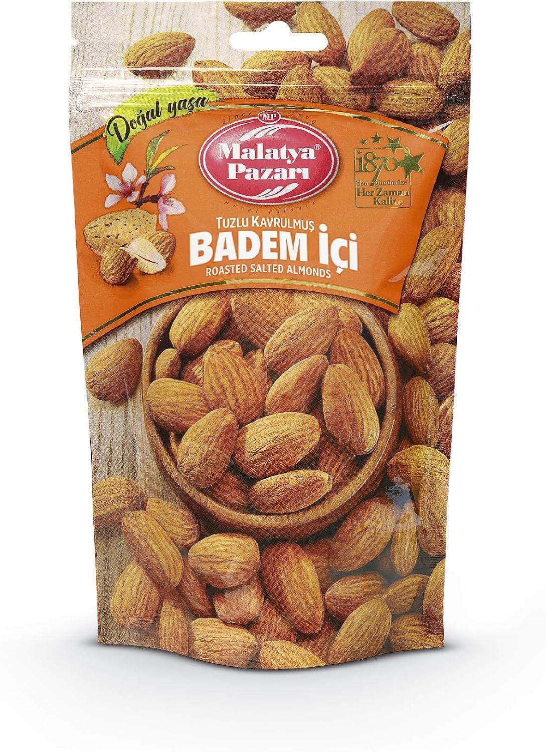 Kavrulmuş Badem 180 gr Malatya Pazarı Murat Palancı