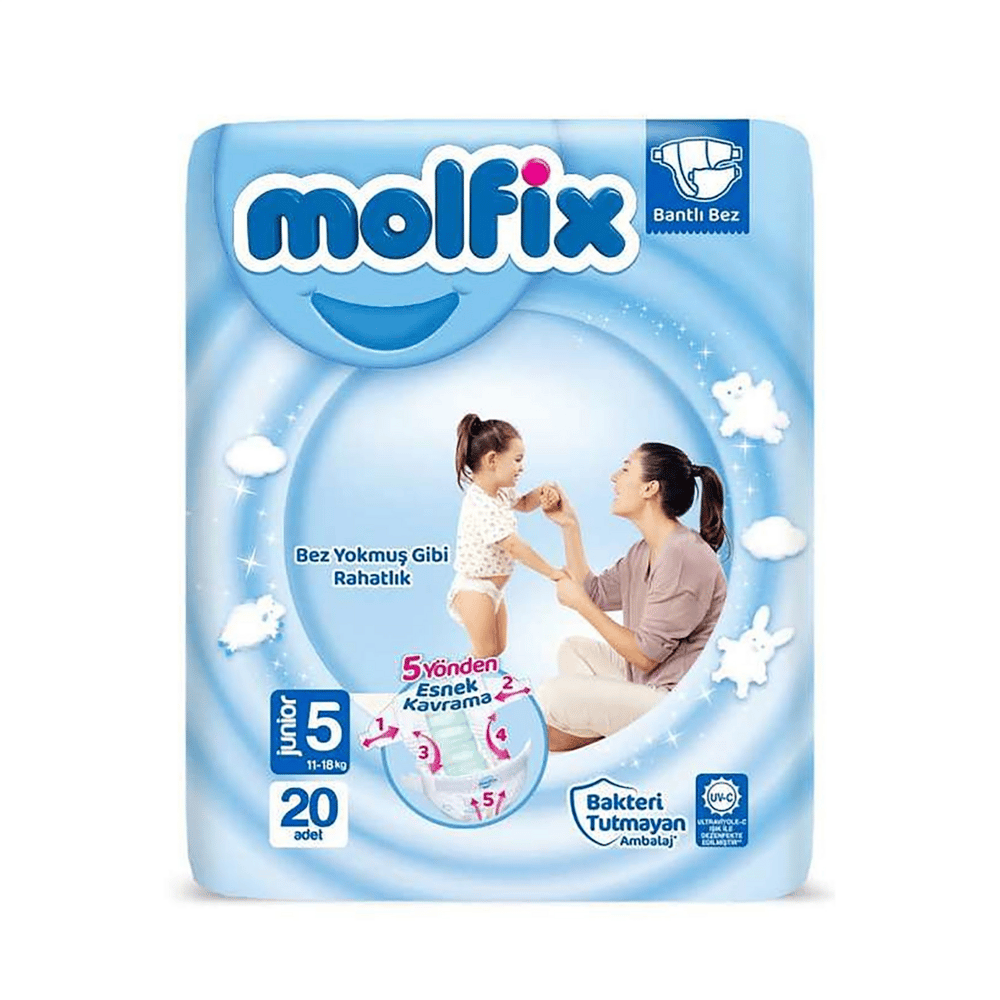 Molfix 3D Junior 20'li Jumbo Paket 5 Numara