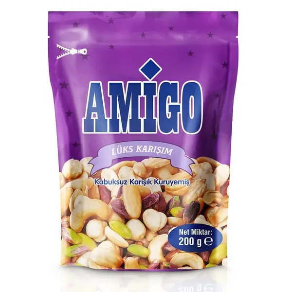 Amigo Lüks Kabuksuz Karışık Kuruyemiş 200 gr