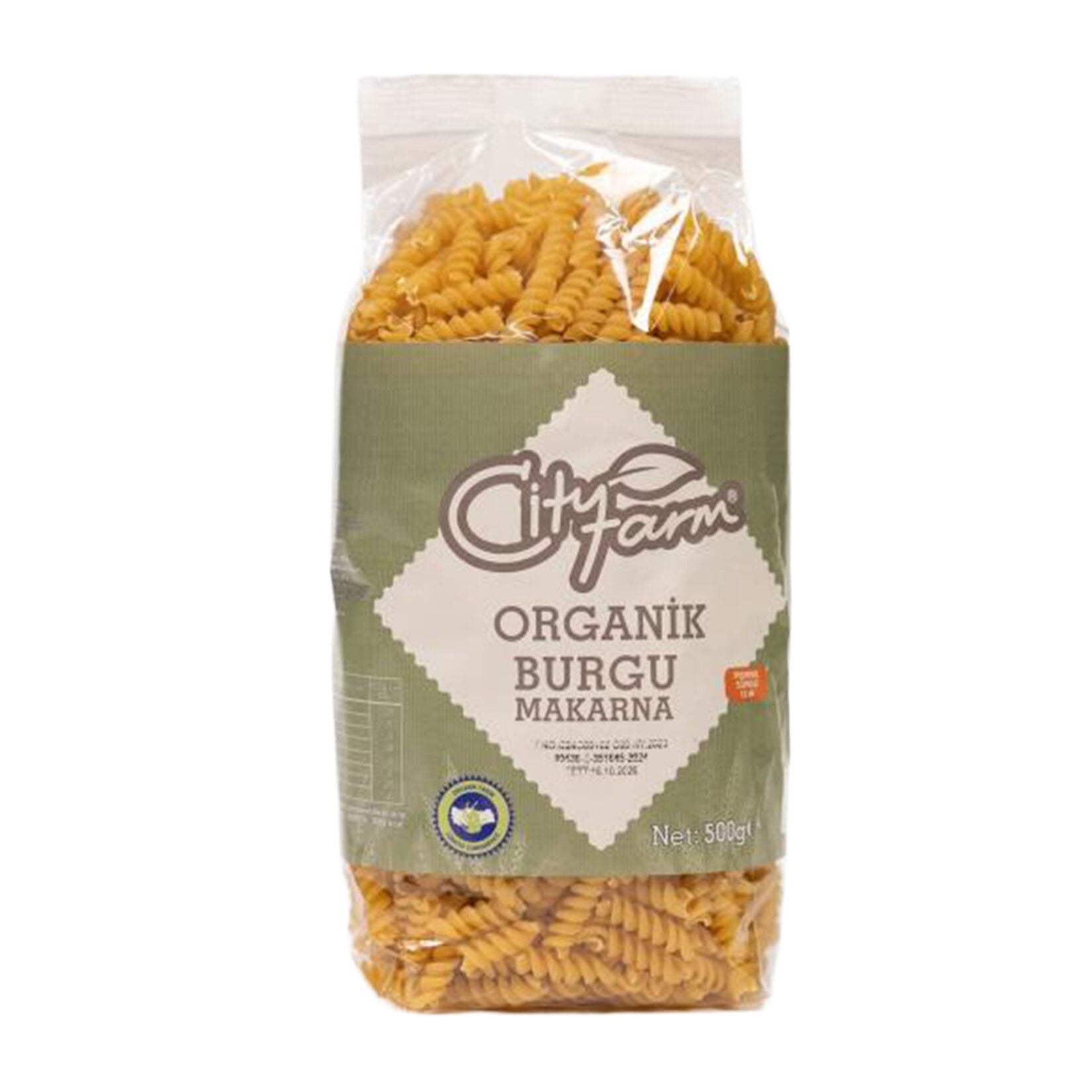 City Farm Organik Burgu Makarna 500 gr