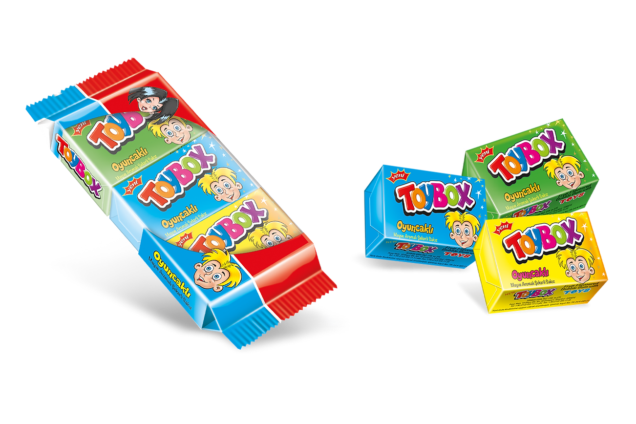 Toybox Oyuncaklı Şekerli Sakız 5 gr 3'lü
