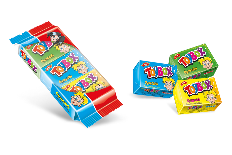 Toybox Oyuncaklı Şekerli Sakız 5 gr 3'lü