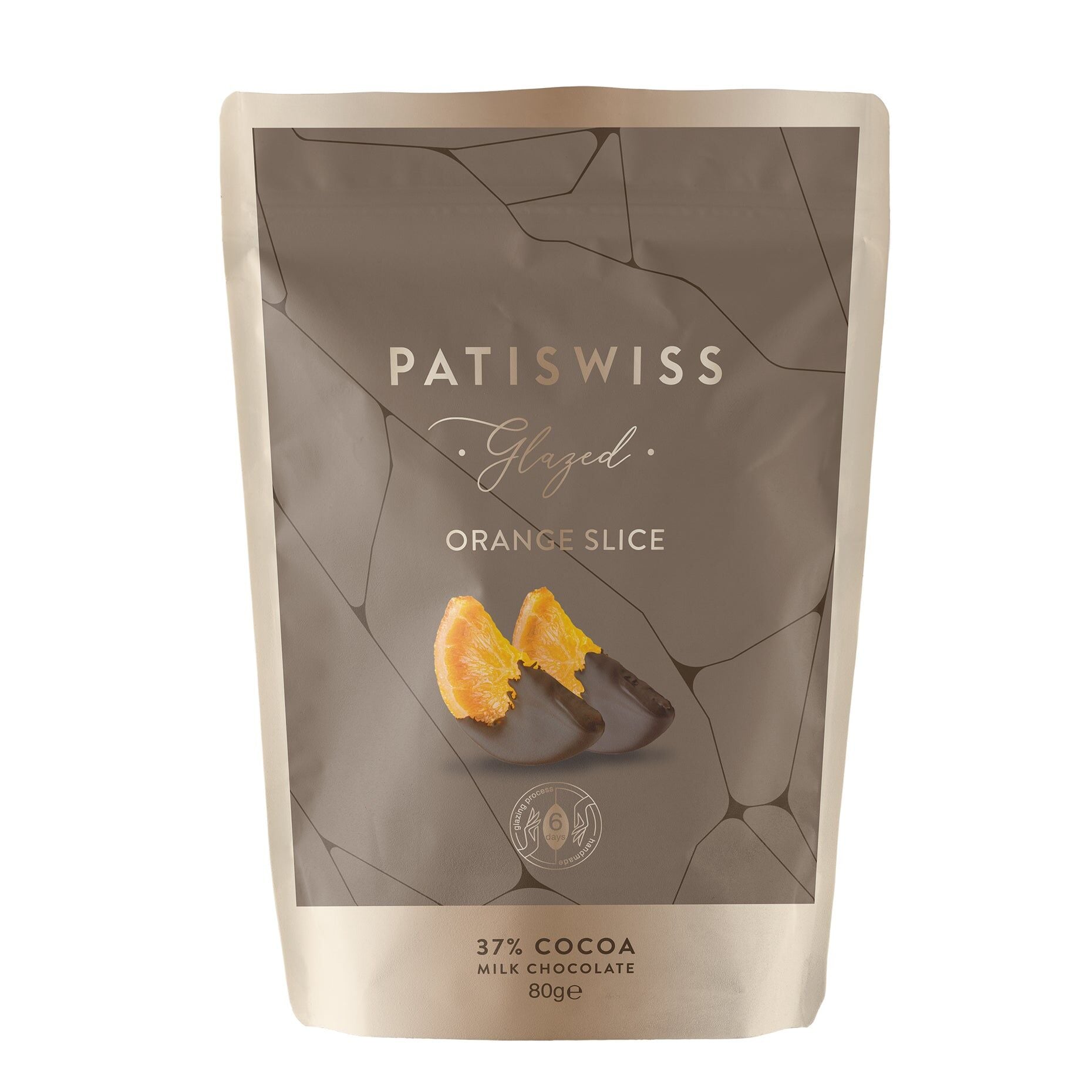 Patiswiss Sütlü Çikolataya Batırılmış Portakal Dilimleri 80 gr