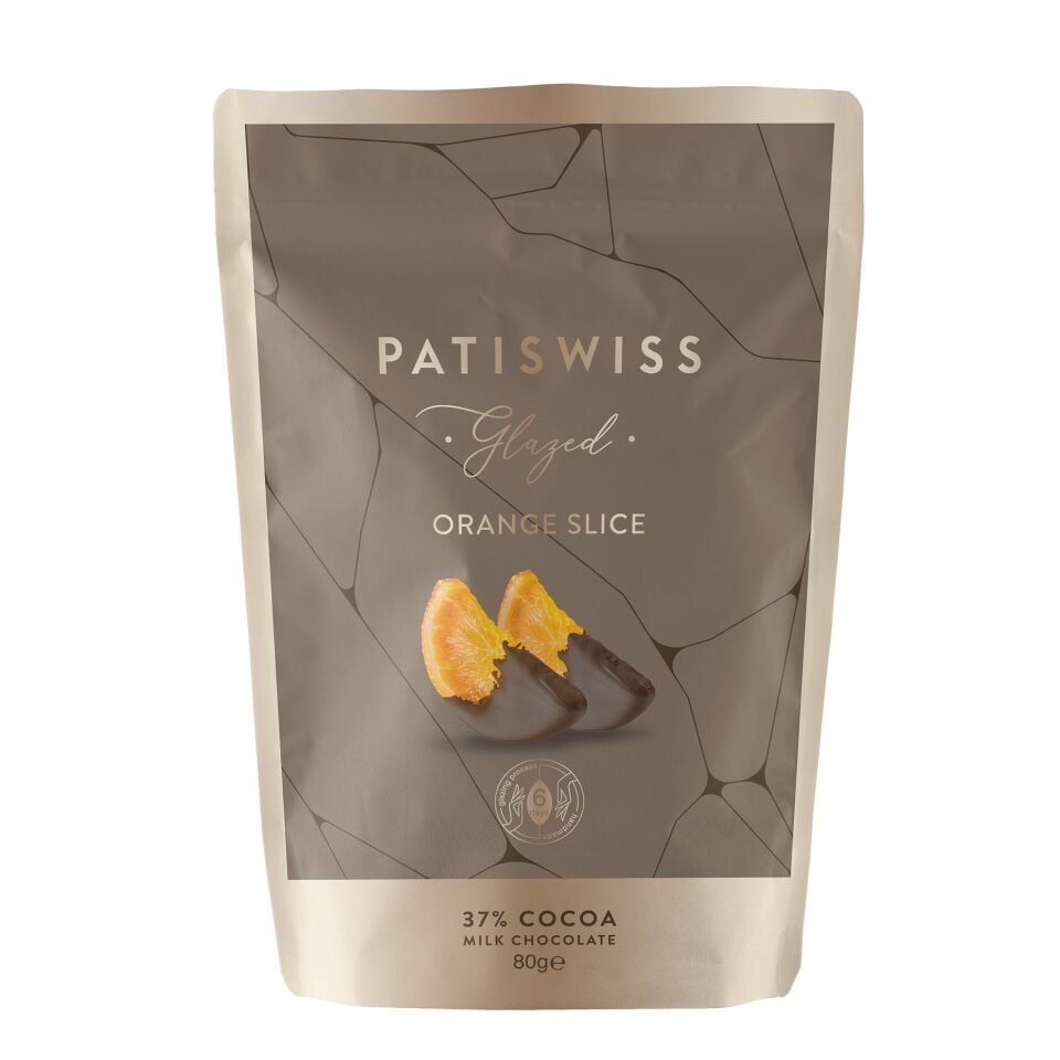 Patiswiss Sütlü Çikolataya Batırılmış Portakal Dilimleri 80 gr