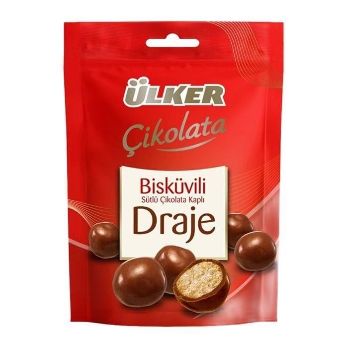Ülker Sütlü Çikolata Kaplı Bisküvi Draje 150 gr