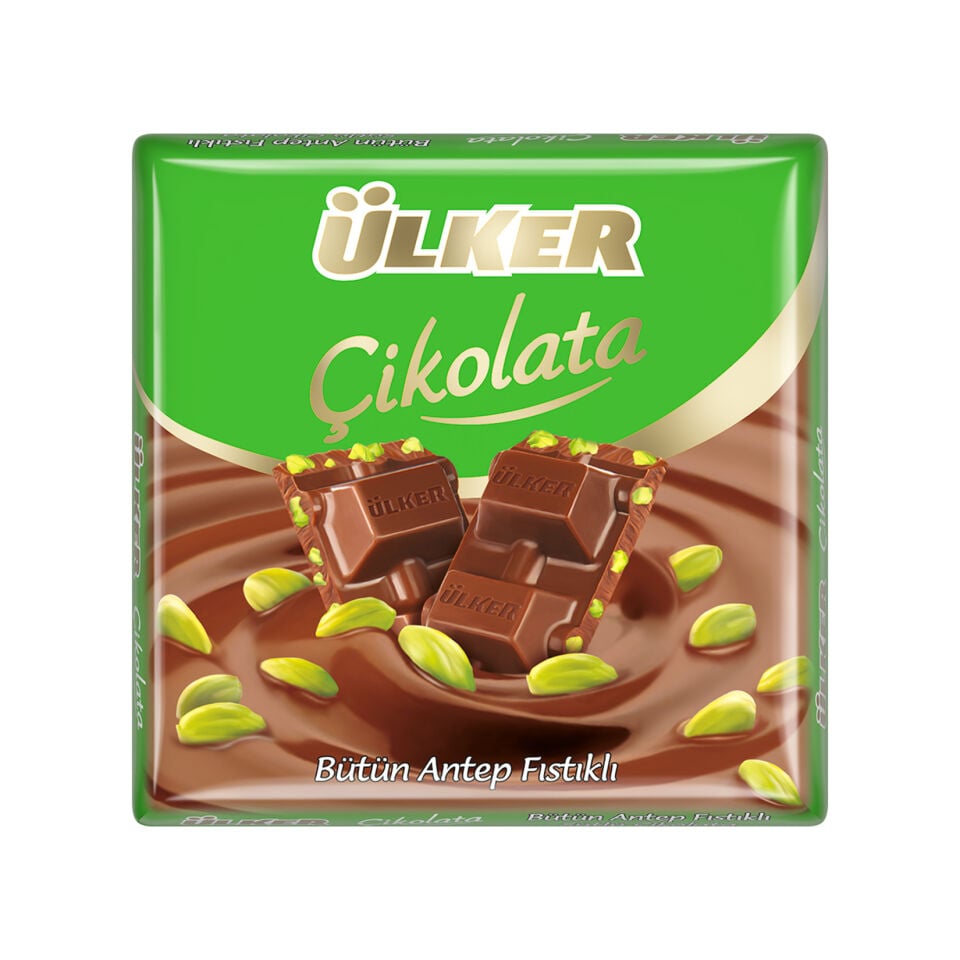 Ülker Antep Fıstıklı Kare Çikolata 65 gr