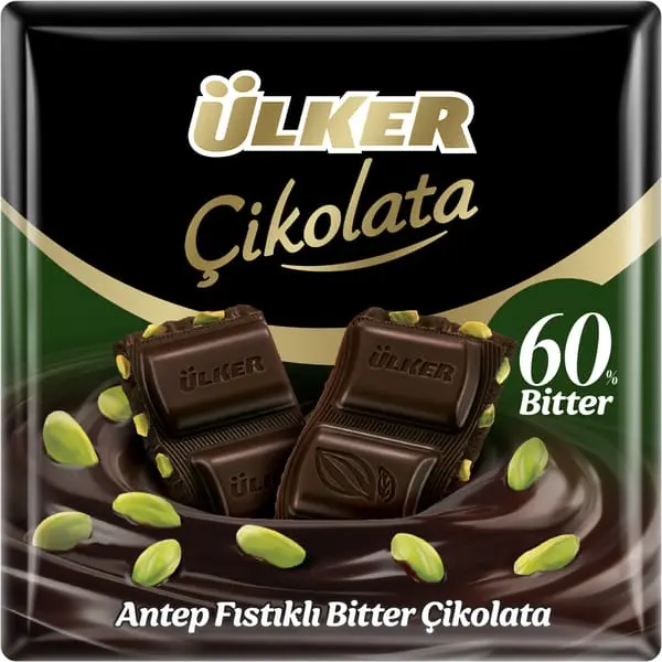 Ülker Fıstıklı Bitter Çikolata 65 gr