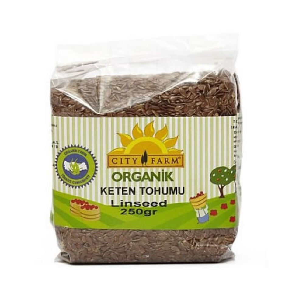 City Farm Organik Keten Tohumu 250 gr