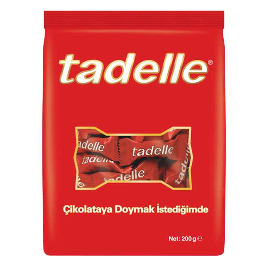 Tadelle Fındık Dolgulu Sütlü Çikolata Poşet 200 gr