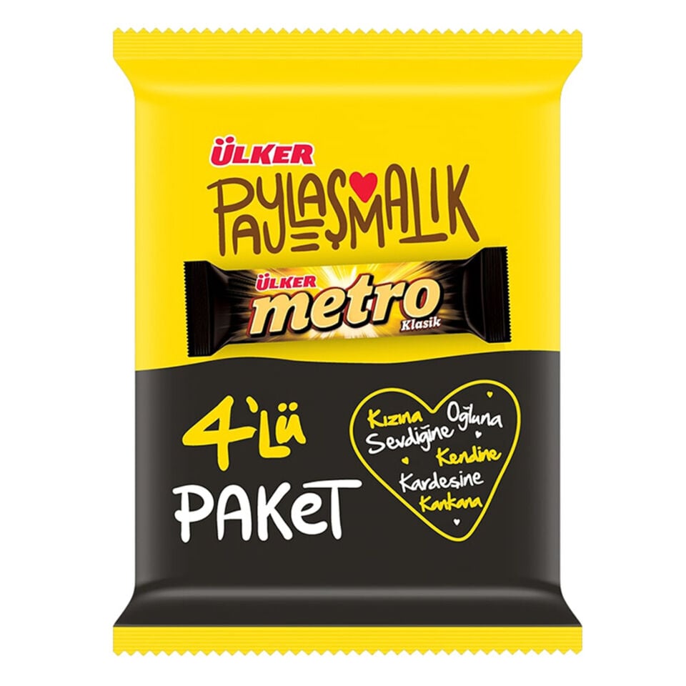 Ülker Metro 4'lü 144 gr