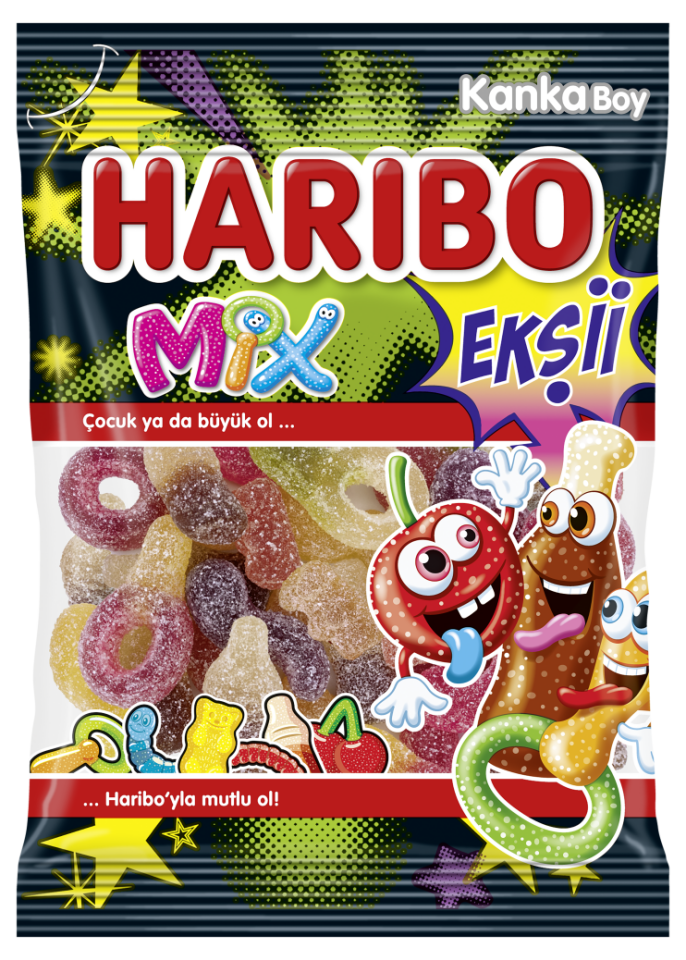 Haribo Fizz Mix Karışık Yumuşak Şekerleme 70 gr