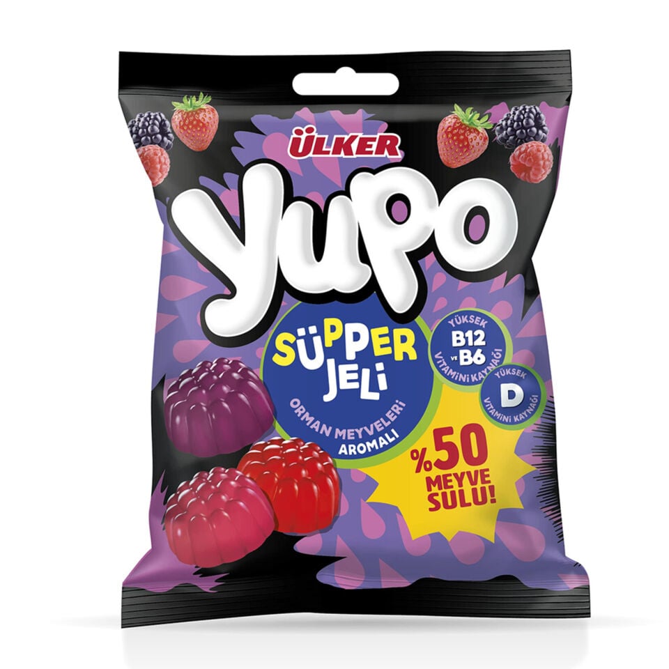 Ülker Yupo Süpper Jeli Orman Meyveli Şekerleme 64 G